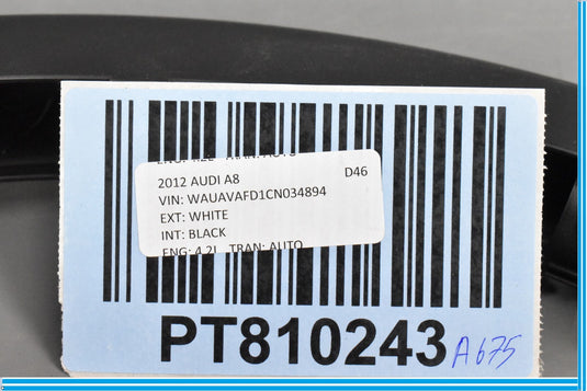 08-17 Audi A5 A8 Quattro Left Passenger Side Trunk Lid Hinge Cover Trims Oem