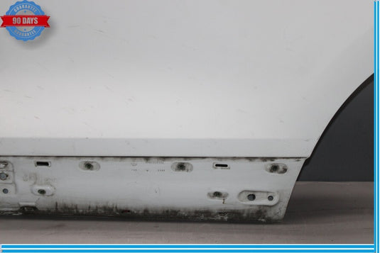 11-18 Porsche Cayenne 958 Rear Left Driver Side Door Shell White Oem