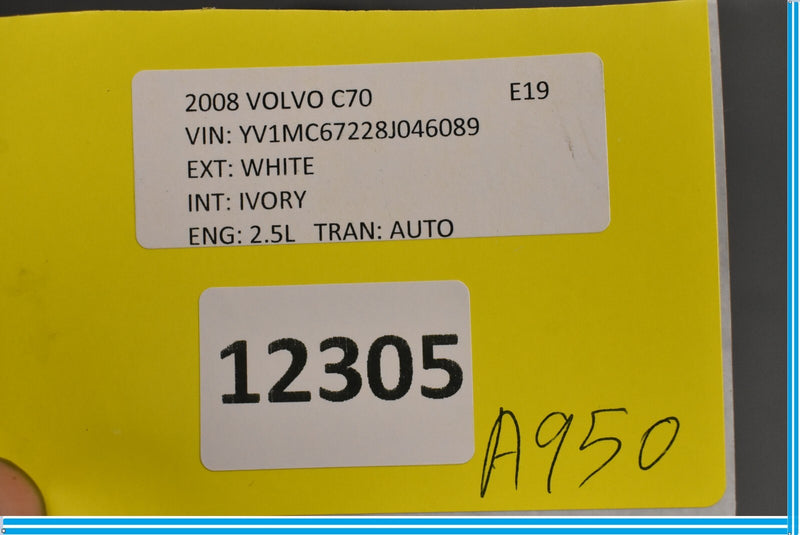 Load image into Gallery viewer, 06-13 Volvo C70 Rear Left/Right Shocks &amp; Lift Motor Wire 9218904C Oem
