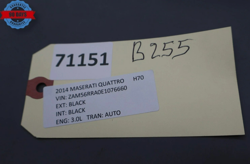 Load image into Gallery viewer, 14-17 Maserati Quattroporte M156 GTS Top Roof Shark Fin Radio Antenna Black Oem
