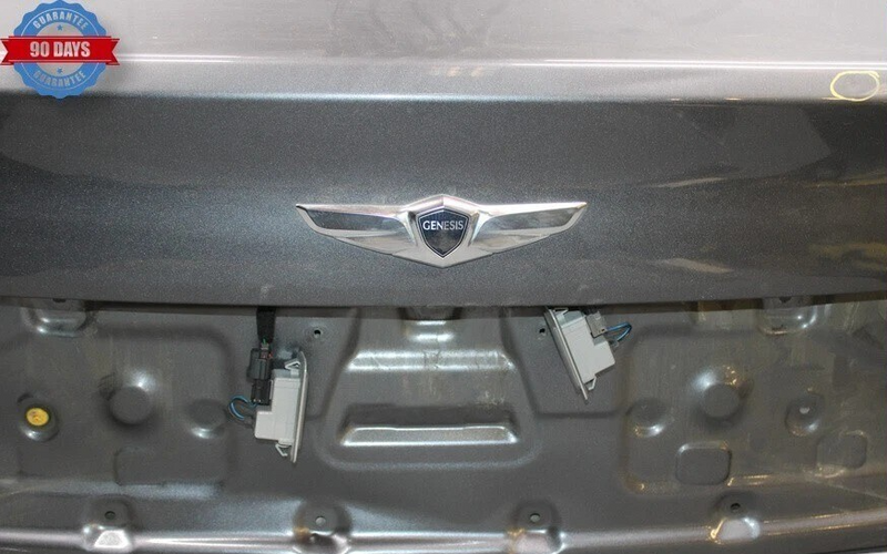 Load image into Gallery viewer, 15-16 Hyundai Genesis Rear Trunk Lid Shell Panel Assembly Black 69200-B1020 OEM
