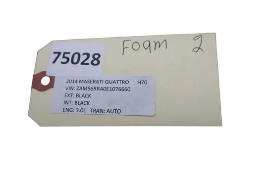 14-17 Maserati Quattroporte Rear Bumper Impact Energy Absorber Oem