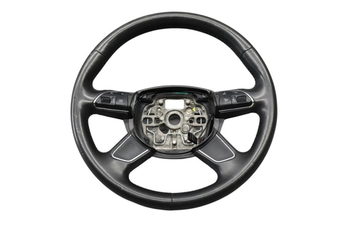 11-18 Audi A8 Quattro S8 4-Spoke Steering Wheel Leather W/ Padel Shifter Oem
