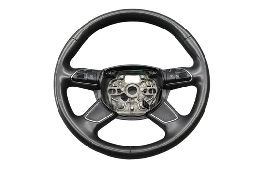 11-18 Audi A8 Quattro S8 4-Spoke Steering Wheel Leather W/ Padel Shifter Oem