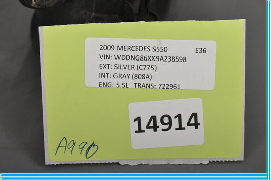 06-20 Mercedes GL450 ML550 S550 Front Left Driver Fog Light Lamp Assembly Oem