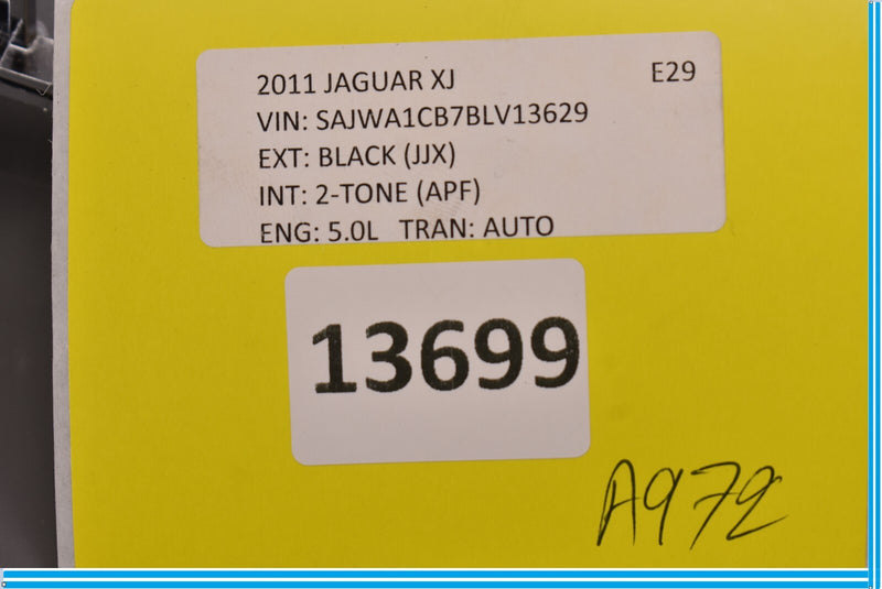 Load image into Gallery viewer, 10-15 Jaguar XJ XJL Dash Climate Control Radio Display Trim Bezel Oem
