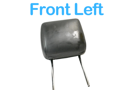 09-11 Jaguar X250 XF Front Left Driver Side Seat Headrest Head Rest Black OEM