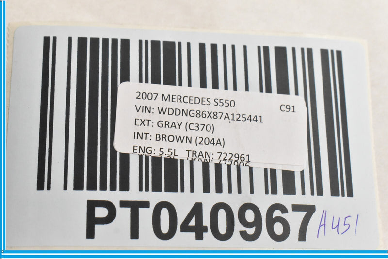 Load image into Gallery viewer, 07-13 Mercedes W221 S550 S450 Front Left Driver Seat Control Unit 2218707393 OEM
