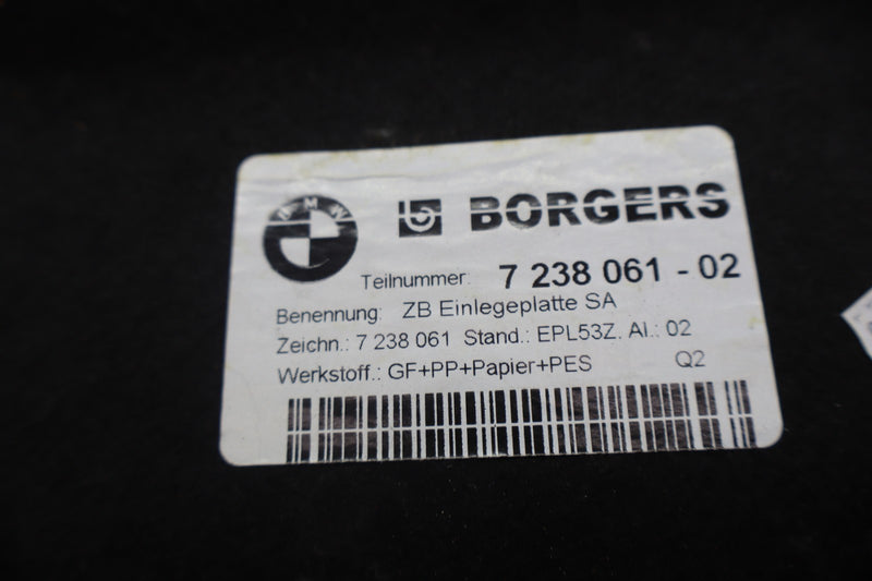 Load image into Gallery viewer, 09-16 BMW E89 Z4 Rear Back Trunk Floor Panel Mat Liner Trim 51477238061 Oem
