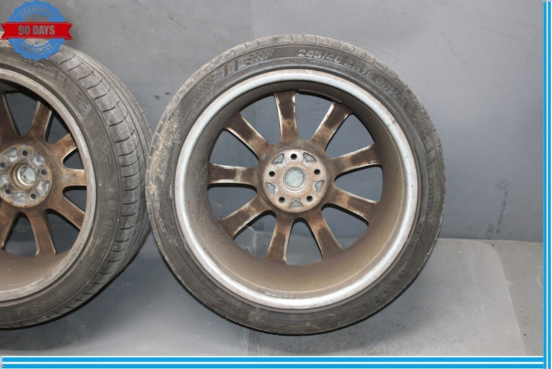 Load image into Gallery viewer, 05-12 Maserati Quattroporte M139 Front R19" 9 Spoke Wheel Set 19x10.5J Oem
