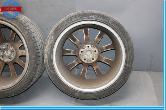 05-12 Maserati Quattroporte M139 Front R19" 9 Spoke Wheel Set 19x10.5J Oem