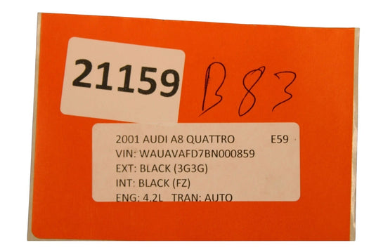 11-12 Audi A8L Quattro ECU ECM Engine Control Module Unit 4H0907560A OEM
