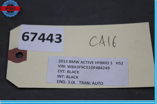 12-18 BMW 320i Active Hybrid 3 Rear Right Passenger Upper Forward Control Arm