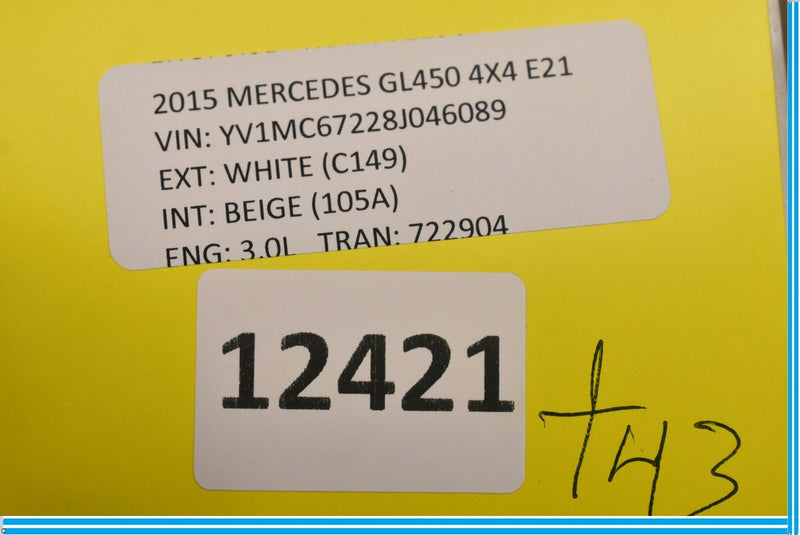 Load image into Gallery viewer, 13-16 Mercedes GL450 X166 Right Side B Pillar Lower Trim Cover Panel Oem
