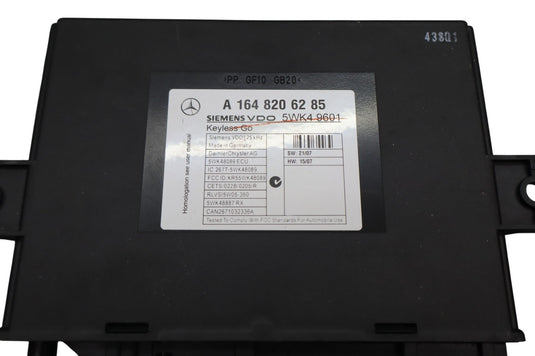 06-12 Mercedes X164 GL350 ML350 GL450 Keyless Go Control Module 1648206285 Oem
