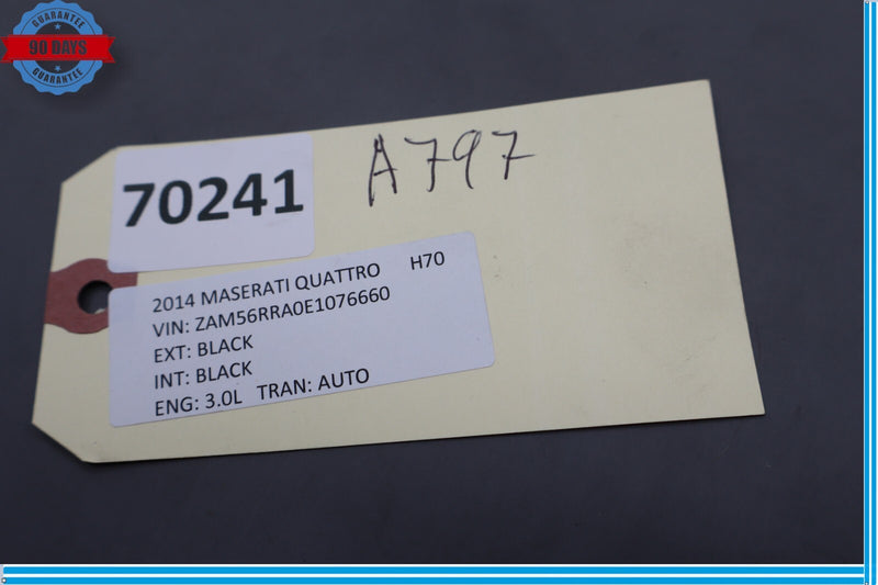 Load image into Gallery viewer, 14-20 Maserati Quattroporte Front Left Side Seat Guard Cover Support Oem

