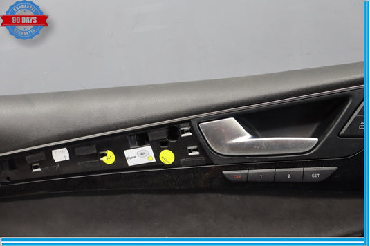 11-18 Audi A8 Quattro Front Left Driver Side Interior Door Panel Trim Oem