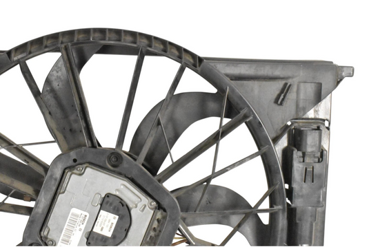 03-11 Mercedes E350 CLS350 Engine Cooling Radiator Fan Shroud Motor Oem