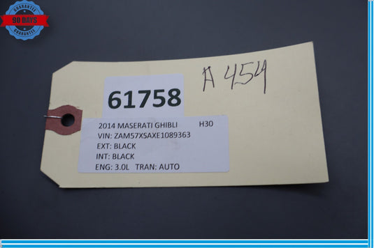 14-17 Maserati Ghibli Front Right Lumbar Power Seat Switch Control Module Oem