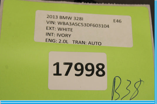 12-16 BMW F30 328i Radio Suspension Filter Antenna Amplifier Module Unit Oem