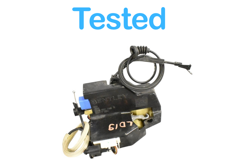 Load image into Gallery viewer, 06-13 Bentley Continental Rear Left Door Lock Actuator Black 3D4839015J Oem
