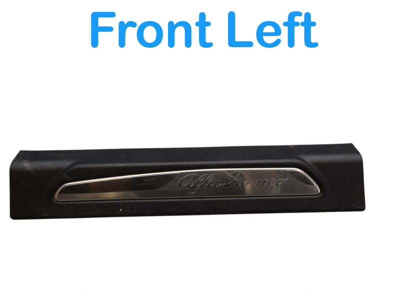 Load image into Gallery viewer, 17-23 Alfa Romeo Giulia Front Left Side Door Sill Scuff Plate Trim Cover Oem

