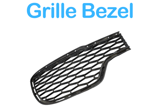 14-17 Maserati Ghibli Front Left Side Bumper Mesh Grille Bezel Cover Oem
