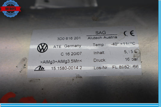 03-18 Bentley Continental GT Flying Spur Air Suspension Reservoir Tank Oem