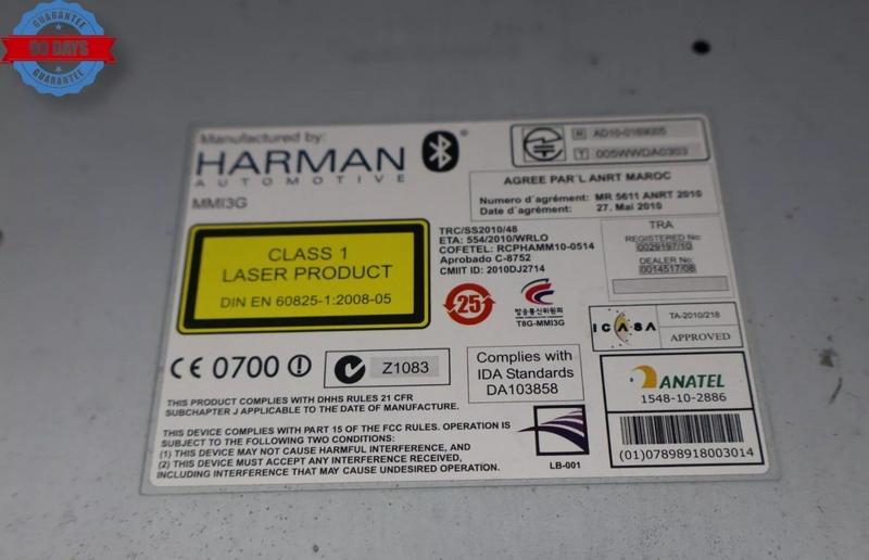 Load image into Gallery viewer, 12-18 Audi A6 Quattro A6 Navigation Display CD DVD Player Unit 4G0927137AD Oem
