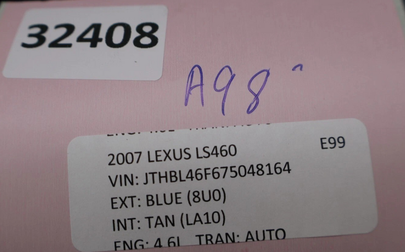 Load image into Gallery viewer, 07-09 Lexus LS460 Front Right Passenger Side Seat Belt Retractor 7321050420 Oem
