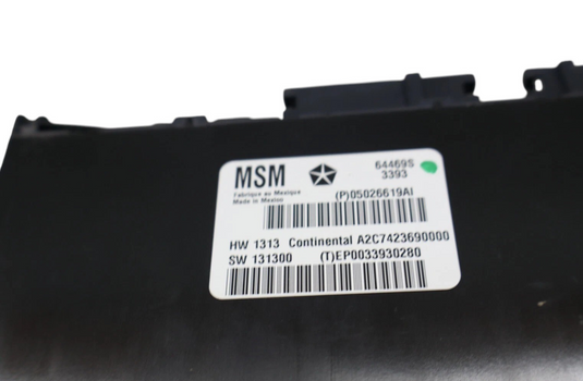 14-20 Maserati Ghibli Front Left Side Seat Control Module Unit ECU 670035026 Oem