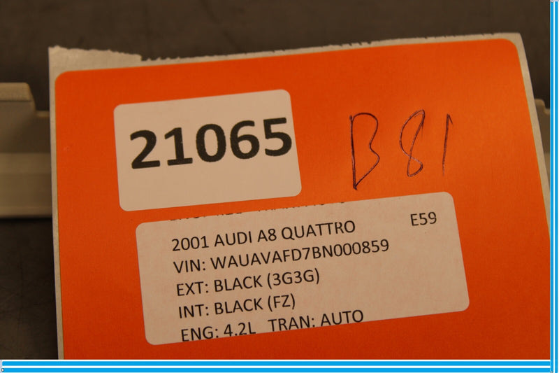 Load image into Gallery viewer, 11-18 Audi A8 Quattro Rear Right Passenger Side Guide Rail Cover Oem
