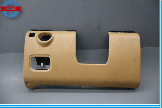 03-10 Porsche Cayenne Front Left Driver Side Lower Dash Knee Trim Panel Tan Oem