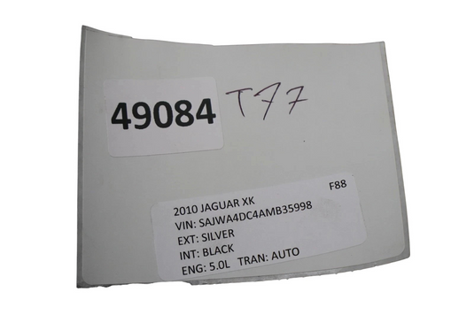 07-15 Jaguar X150 XK XKR Engine Motor Radiator Upper Deflector Shield Cover Oem