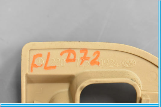 00-06 Mercedes S500 S600 W220 Front Left Door Lock Finisher Trim 2207330148 Oem