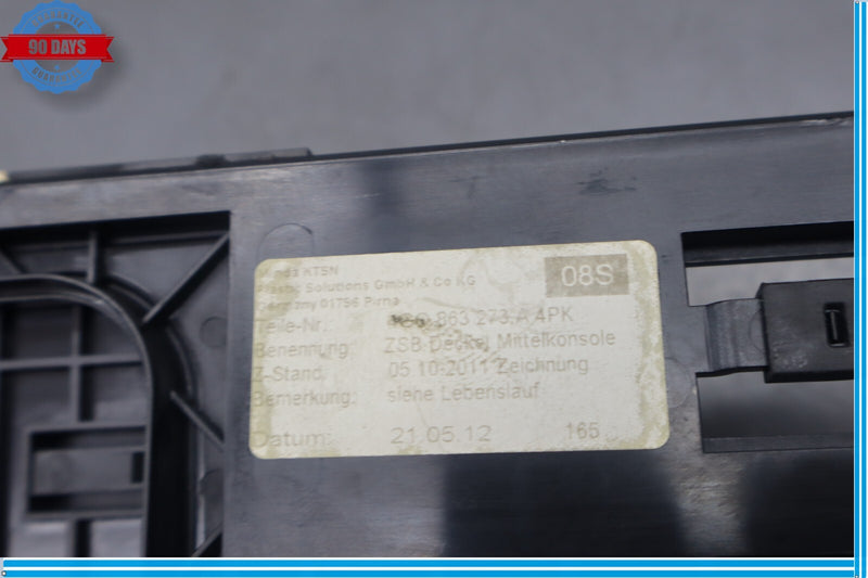 Load image into Gallery viewer, 12-18 Audi A6 A7 Quattro Front Center Console Back Panel Storage Panel Oem
