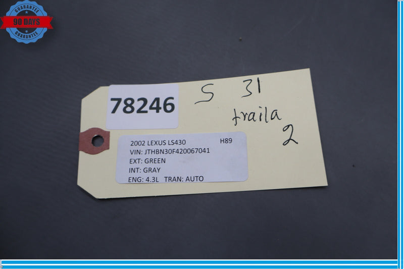 Load image into Gallery viewer, 01-03 Lexus LS430 Rear Left Driver Side Inner Door Panel 6764050530 Oem

