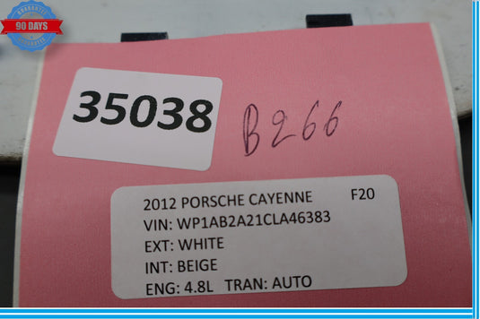 11-18 Porsche Cayenne Fuel Gas Tank Filler Door Cover Lid 7P5809909 Oem