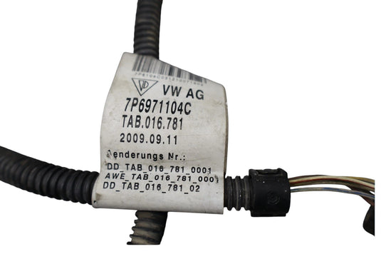 11-14 Volkswagen VW Touareg Rear Bumper Parking Sensor Wire Wiring Harness OEM