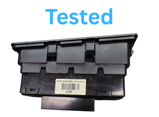 11-12 Hyundai Equus Traction Control Switch Black 93700-3N420 Oem