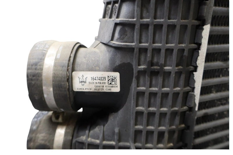 Load image into Gallery viewer, 14-20 Maserati Ghibli Left Side Radiator Turbocharger Intercooler 16474839 Oem
