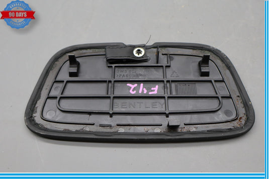 06-12 Bentley Continental Rear Center Top Deck Child Latch Leather Cover Oem