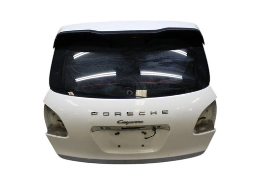 11-14 Porsche Cayenne 958S Trunk Lid Liftgate Tailgate Hatch Shell White OEM