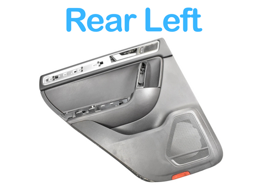 11-14 Volkswagen VW Touareg Rear Left Driver Side Interior Door Cover Panel Oem