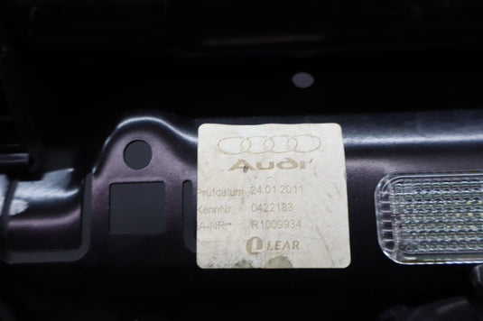 07-15 Audi Q7 4L Front Left Drive Side Lower Seat Rail Frame W/ Motor Oem