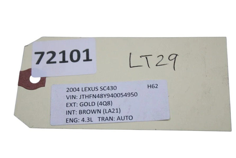 Load image into Gallery viewer, 02-10 Lexus SC430 Convertible Top Roof Headliner Panel Cover Trim 6336024010 Oem

