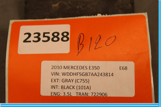 10-16 Mercedes E350 E550 Rear Left Driver Side Skirt Jack Oem