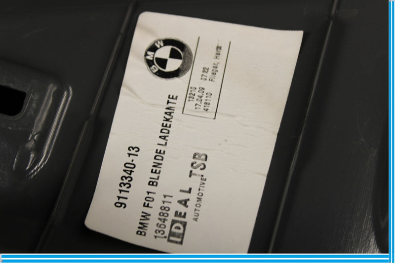 Load image into Gallery viewer, 09-15 BMW 750Li F01 F02 Rear Trunk Latch Loading Trim Panel Oem
