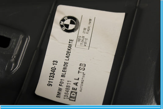 09-15 BMW 750Li F01 F02 Rear Trunk Latch Loading Trim Panel Oem