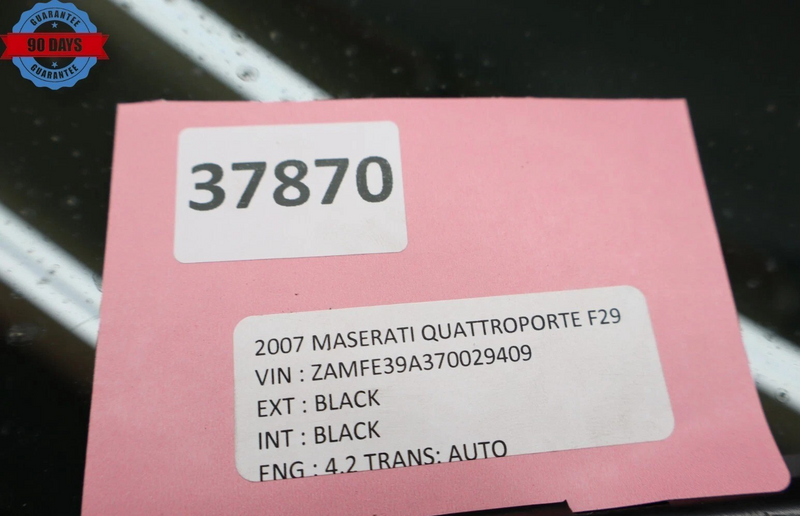 Load image into Gallery viewer, 03-13 Maserati Quattroporte S GT S M139 Moon Roof Sunroof Sun Roof Glass Oem
